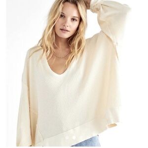 Free People Santa Clara thermal knit top
